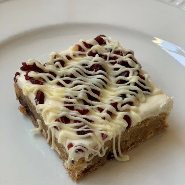White Chocolate And Cranberry Bar