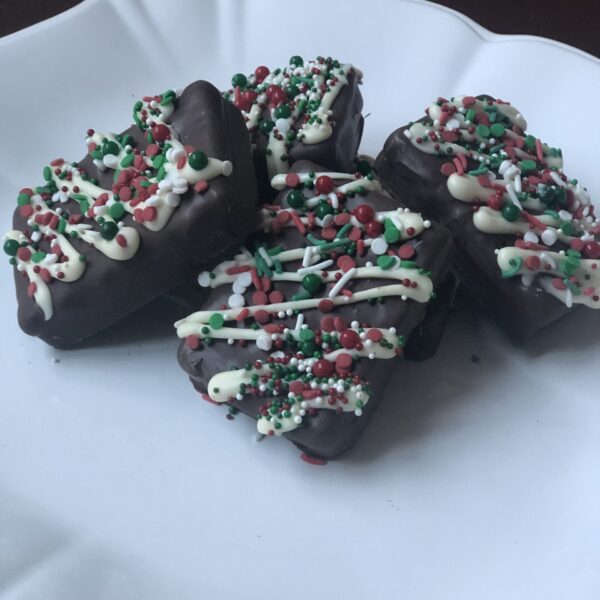 Chocolate Dipped Brownies