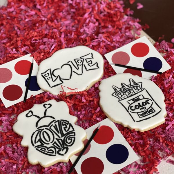 Paint Your Own Valentine Cookie Set