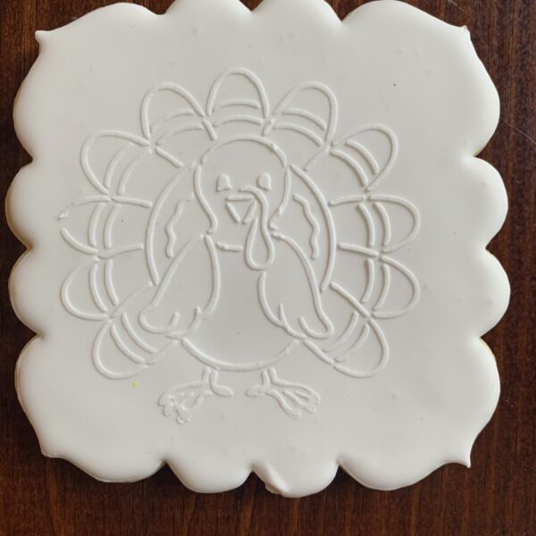 Paint Your Own Turkey Cookie