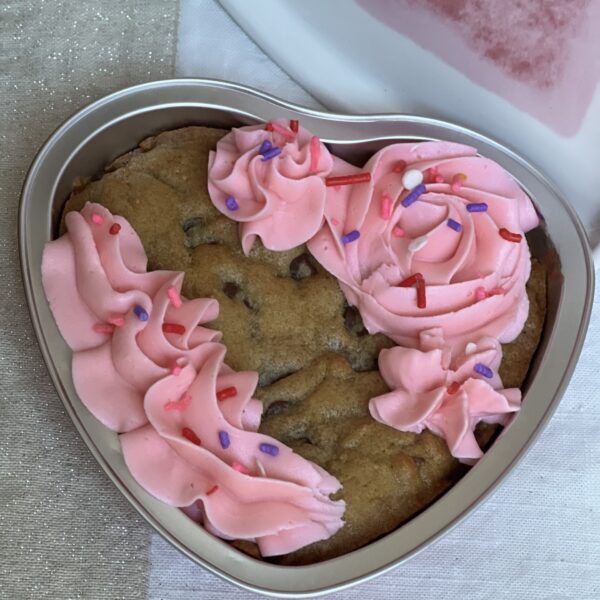 Chocolate Chip Cookie Heart